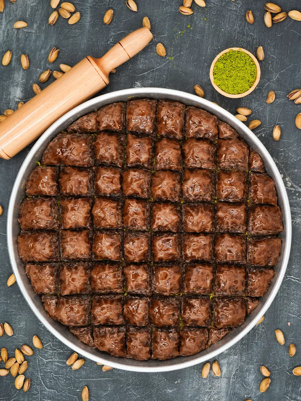 Cikolatalı Fıstıklı Baklava